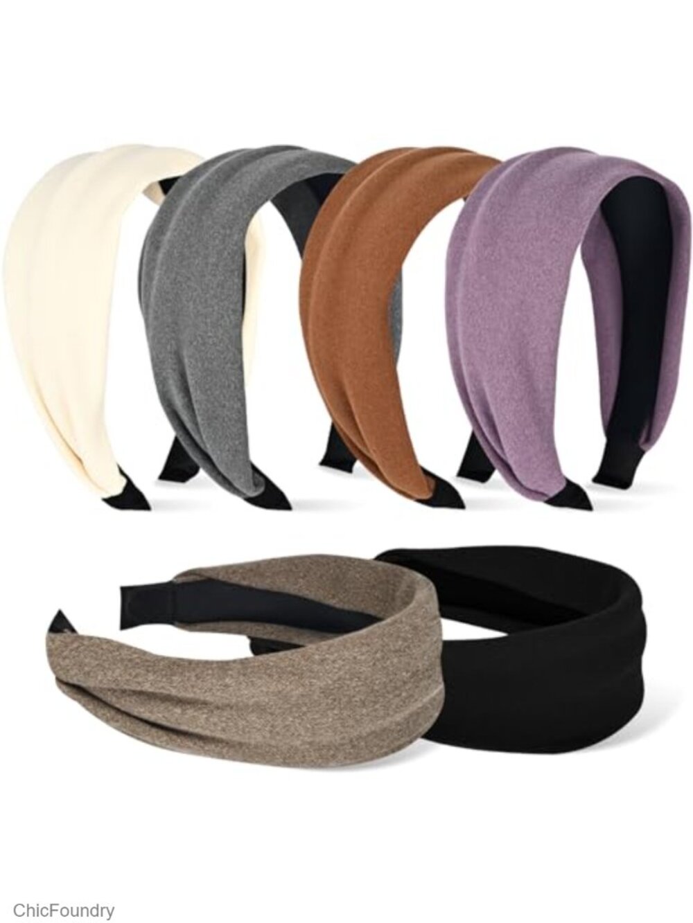 Non Slip Wide Stretch Elastic Fabric Headbands for Women Hair Accessories Fall